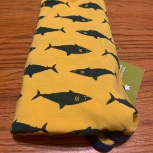 Kickee pants. NEW WITH TAG lemon shark swaddle